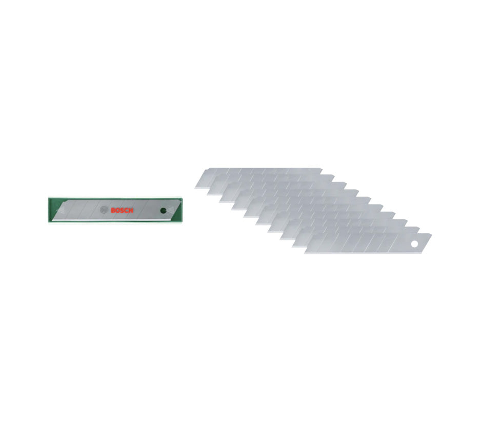 Bosch 18mm segmented utility knife blades, 10 pcs