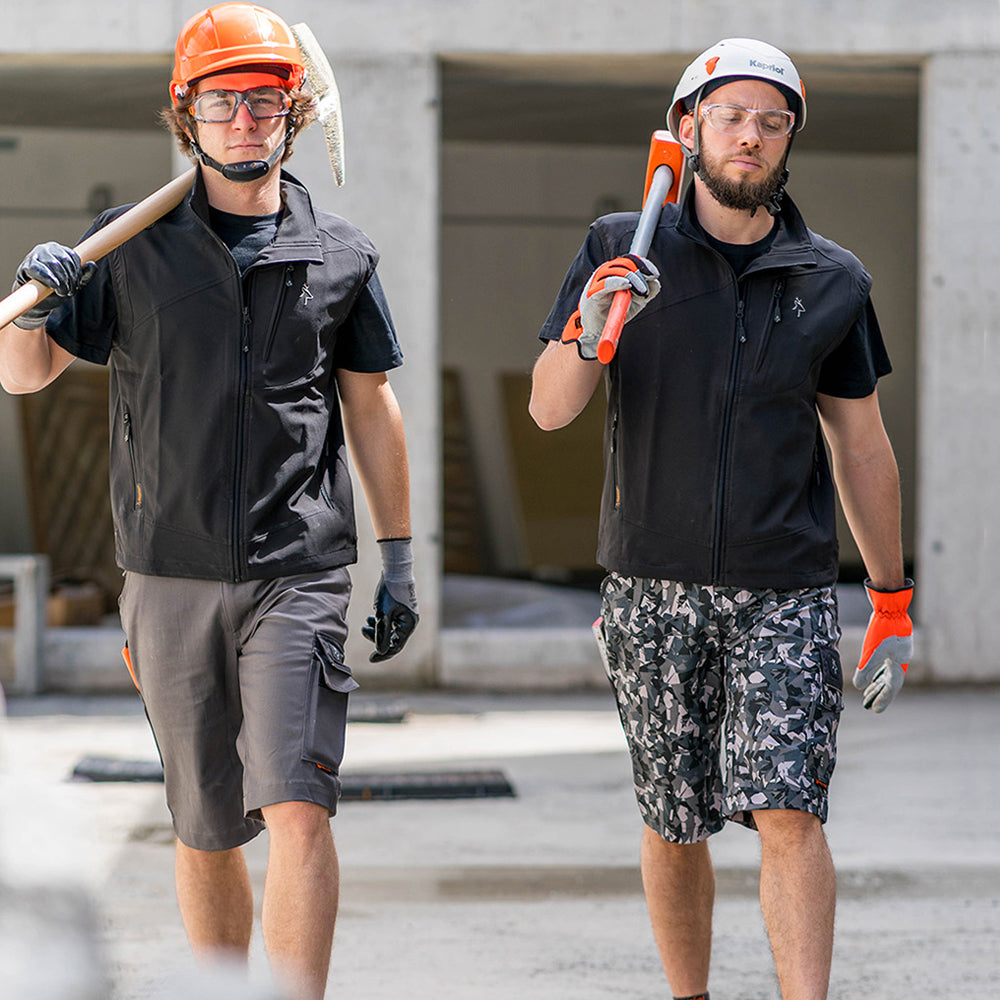 Tenere Pro Korte Werkbroek Grijs/Zwart Kapriol