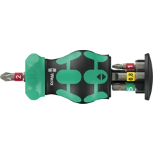Tournevis multi-embouts court Kraftform Kompakt RA 1 de Wera