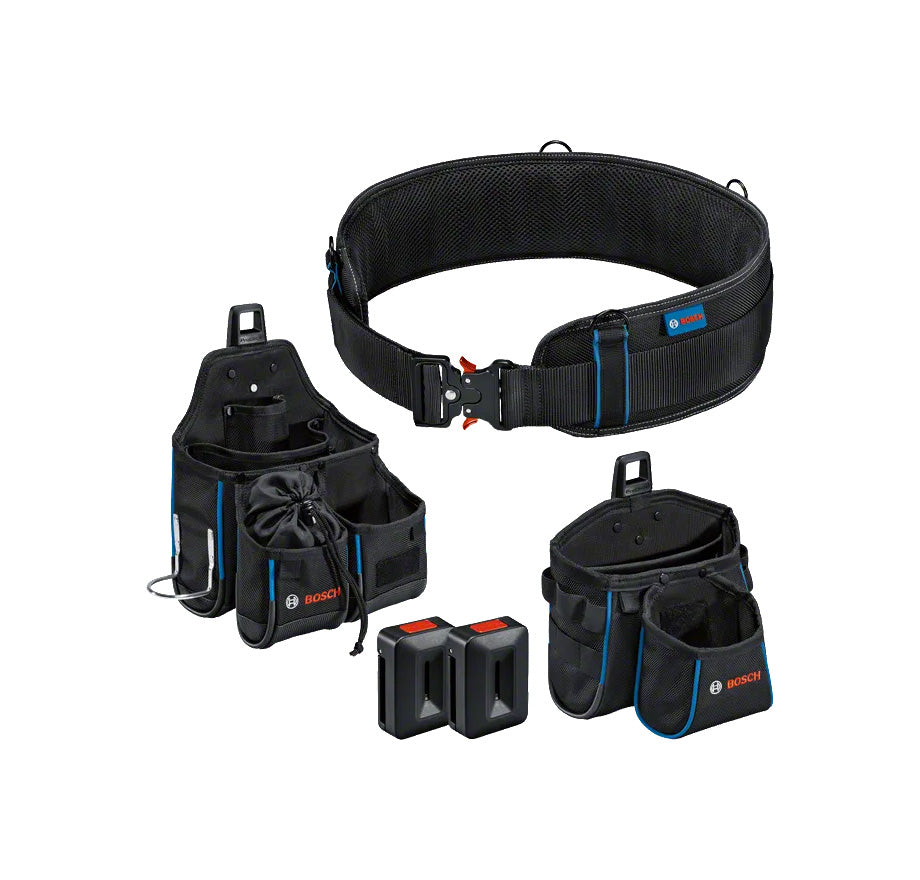 Set with Belt 108 + GWT 2 Pouch + GWT 4 Pouch + 2 Bosch ProCLICK Holders