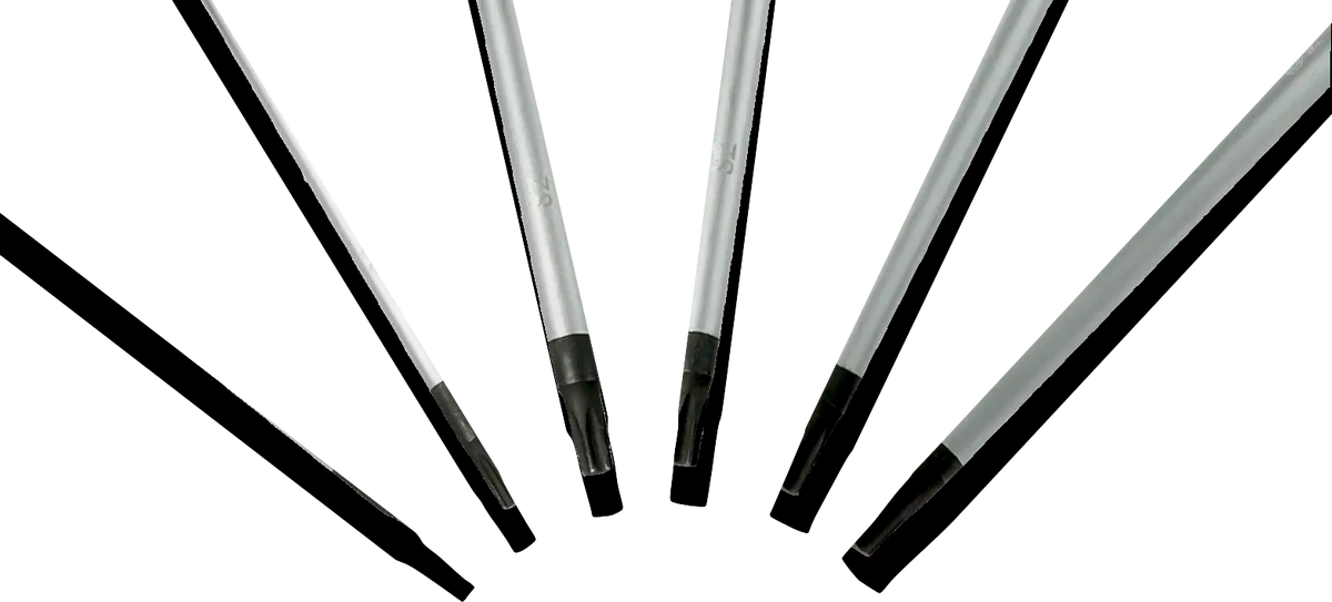 Set of 6 Bosch PRO SL/PH Screwdrivers