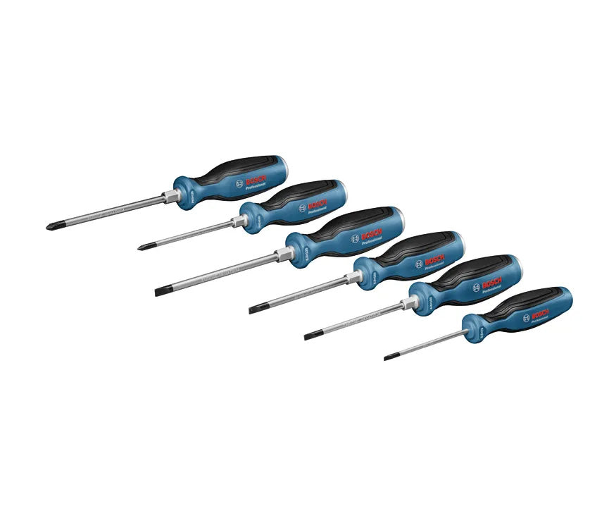 Set of 6 Bosch PRO SL/PH Screwdrivers