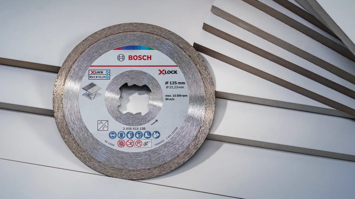 Bosch keramische 110 mm X-Lock doorslijpschijf